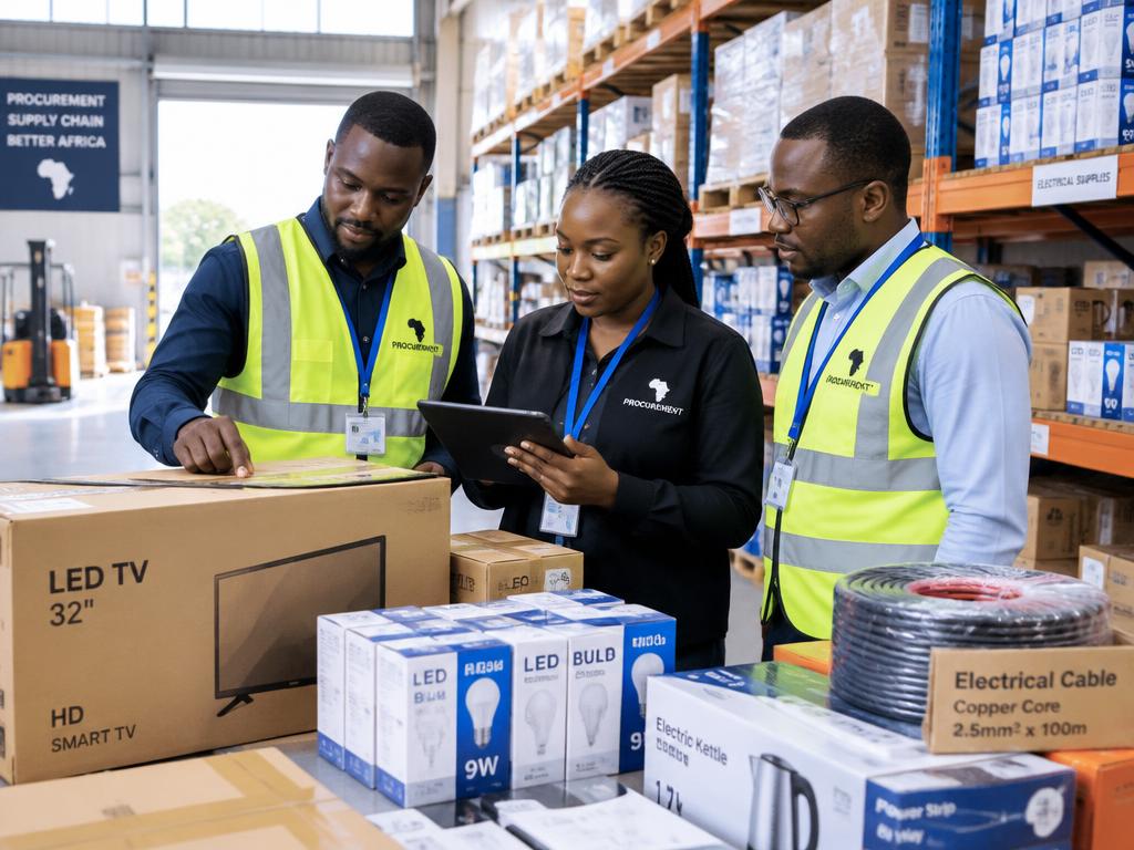Mitoyito procurement team reviewing stock